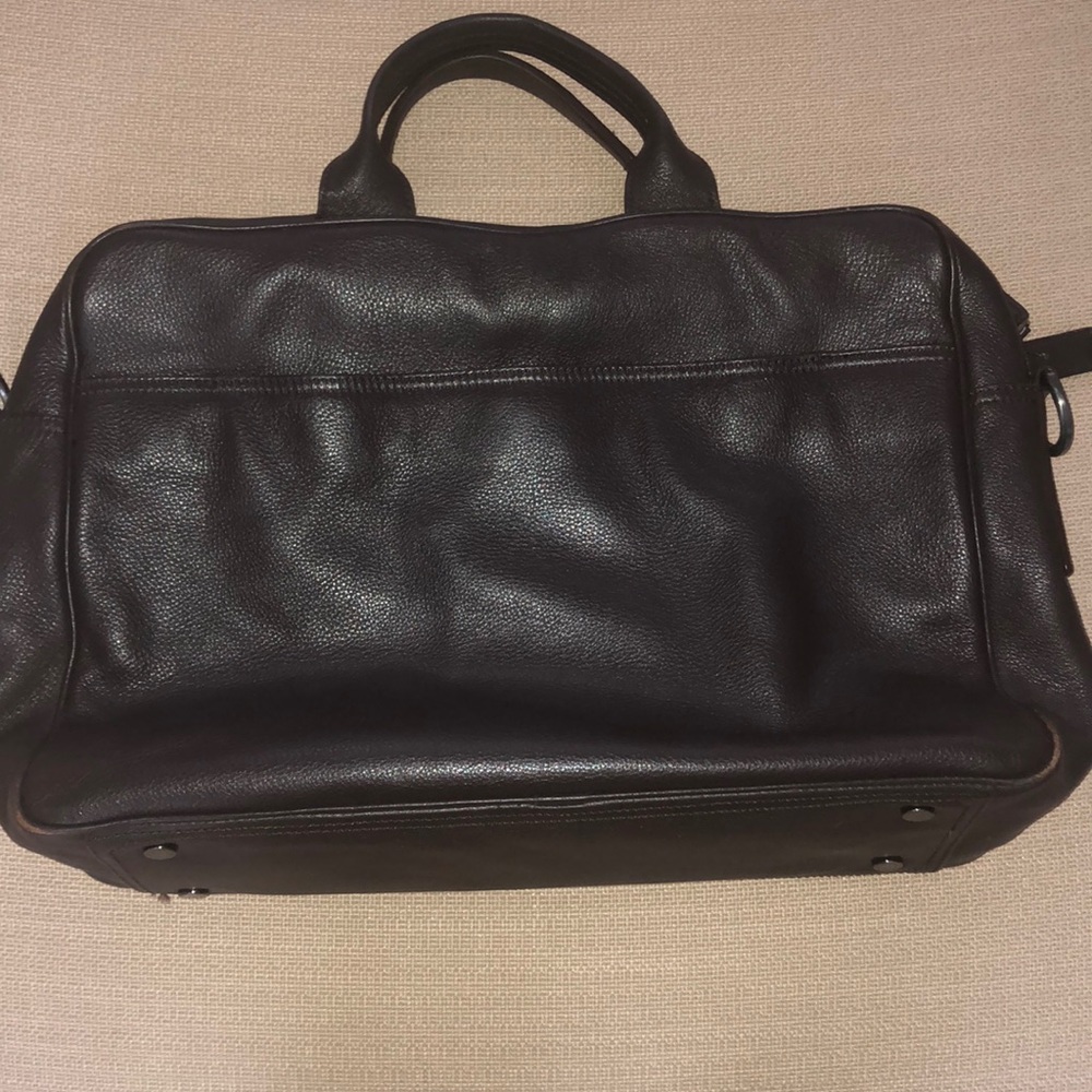 Men’s Dark Brown Leather Briefcase 💼